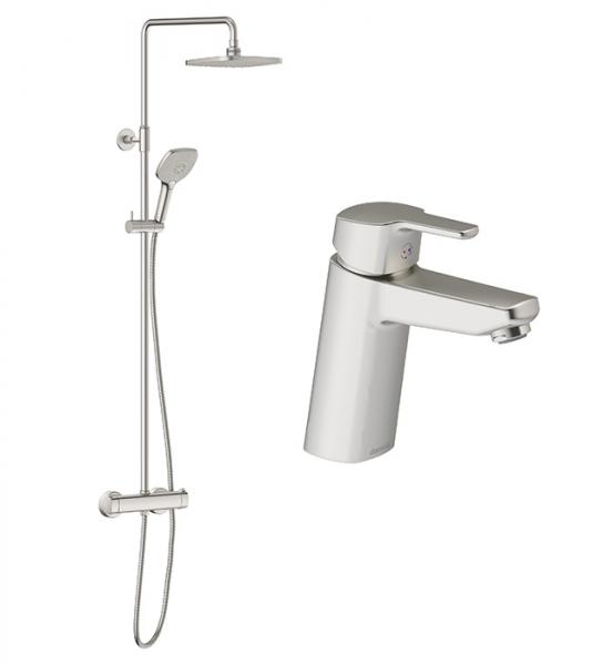 Damixa Pine komplet pakke til badeværelset - Steel