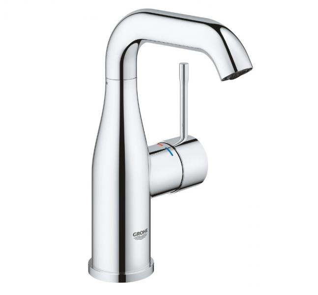Grohe Essence New M håndvaskarmatur u/bundventil m/svingtud - Krom Grohe Essence New M håndvaskarmatur u/bundventil m/svingtud - Krom