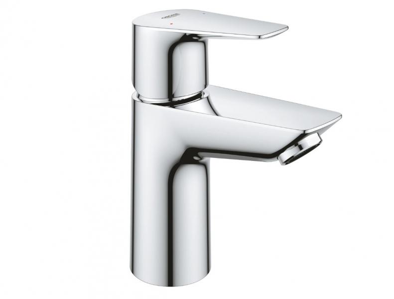 Grohe Start Edge håndvaskarmatur m/push-open bundventil - Krom Grohe Start Edge håndvaskarmatur m/push-open bundventil - Krom