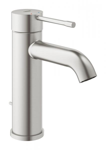 Grohe Essence New håndvaskarmatur m/bundventil - Supersteel Grohe Essence New håndvaskarmatur m/bundventil - Supersteel