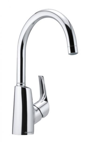 Damixa Rowan håndvaskarmatur m/bundventil og svingtud - Høj tud Damixa Rowan håndvaskarmatur m/bundventil og svingtud - Høj tud