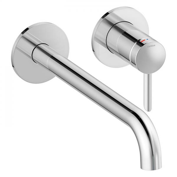 Damixa Iris håndvaskarmatur til indbygning m/Koldstart - 250 mm - Krom