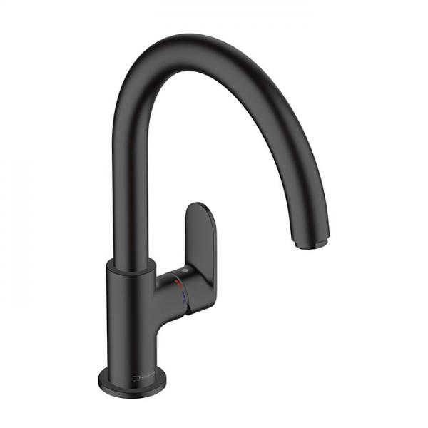 hansgrohe Vernis Blend M35 210 køkkenarmatur m/ svingtud - Mat sort