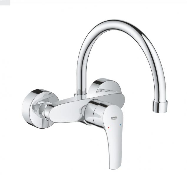 Grohe Eurosmart køkkenarmatur til væg m/svingtud Grohe Eurosmart køkkenarmatur til væg m/svingtud