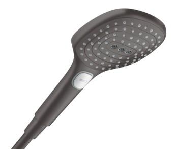 Hansgrohe Raindance Select E120 håndbruser - Børstet sort krom Hansgrohe Raindance Select E120 håndbruser - Børstet sort krom