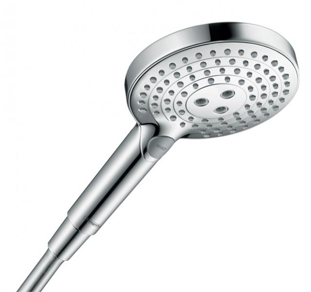 hansgrohe Raindance Select S 120 håndbruser 3jet PowderRain m/EcoSmart+ - Krom