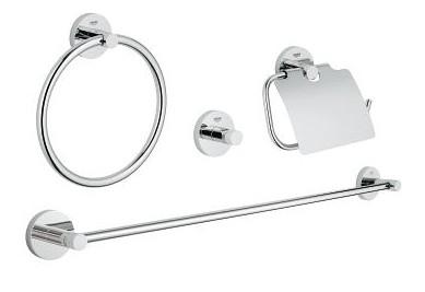 Grohe Essentials tilbehørssæt 4 i 1 - Krom Grohe Essentials tilbehørssæt 4 i 1 - Krom