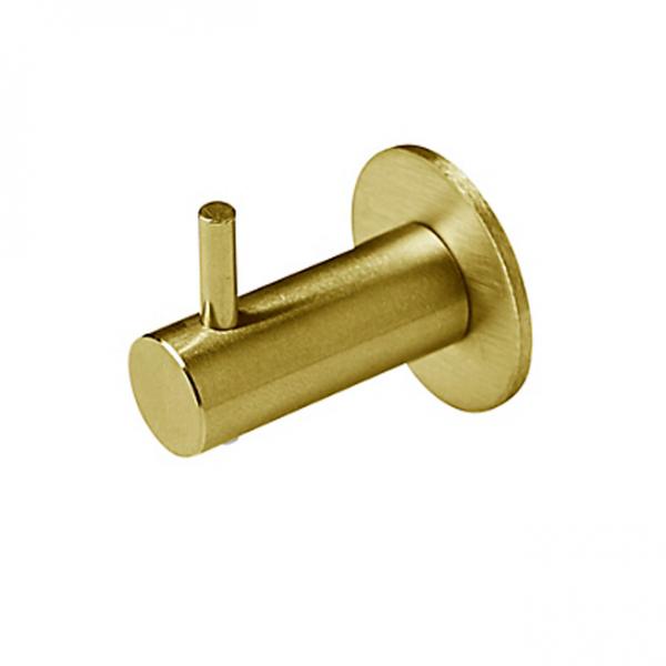 d line håndklædekrog - Børstet messing d line håndklædekrog - Børstet messing