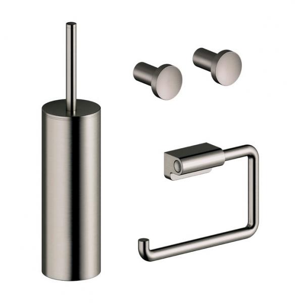 Damixa Zen tilbehørspakke til badeværelset - Børstet gunmetal Damixa Zen tilbehørspakke til badeværelset - Børstet gunmetal