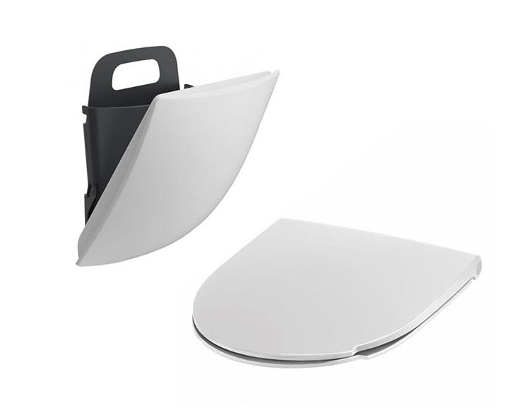 Pressalit vægspand og Spira Art sæde m/softclose og Quick Release Pressalit vægspand og Spira Art sæde m/softclose og Quick Release