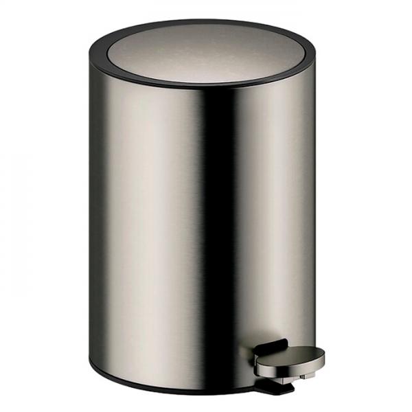 Damixa Zen toiletspand m/pedal og SoftClose 3l - Børstet grafitgrå