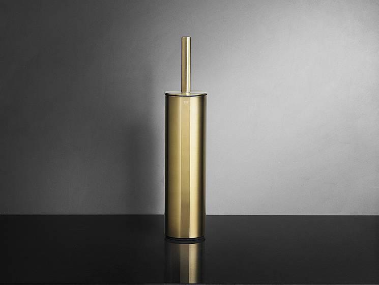 Unidrain ReFrame toiletbørste til gulv - Messing Unidrain ReFrame toiletbørste til gulv - Messing