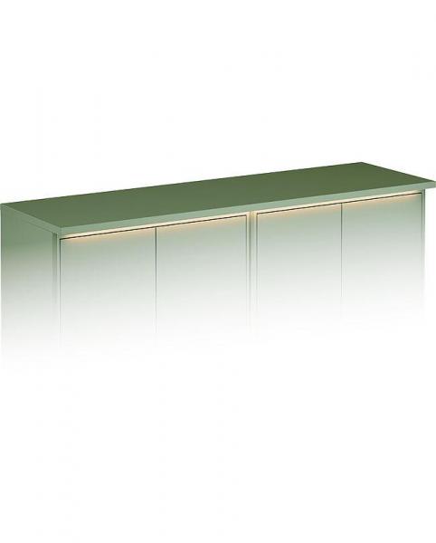 Gustavsberg Graphic dobbelt topplade m/lys - Stor dybde - Grøn Gustavsberg Graphic dobbelt topplade m/lys - Stor dybde - Grøn