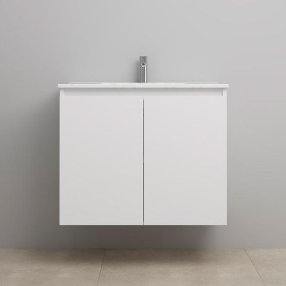 Sanibell Online 81 møbelsæt m/grebsfri låger - Mat hvid Sanibell Online 81 møbelsæt m/grebsfri låger - Mat hvid