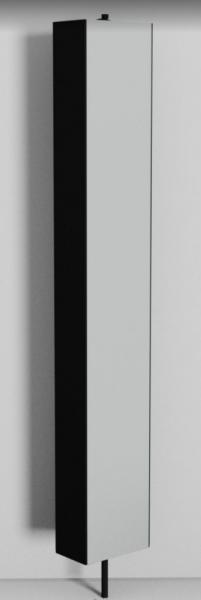 Cassøe drejeskab m/spejl og hylder - Mat sort Cassøe drejeskab m/spejl og hylder - Mat sort