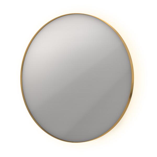 Sanibell Ink SP17 rundt spejl m/backlight, varme og sensor Ø100 - Børstet mat guld Sanibell Ink SP17 rundt spejl m/backlight, varme og sensor Ø100 - Børstet mat guld