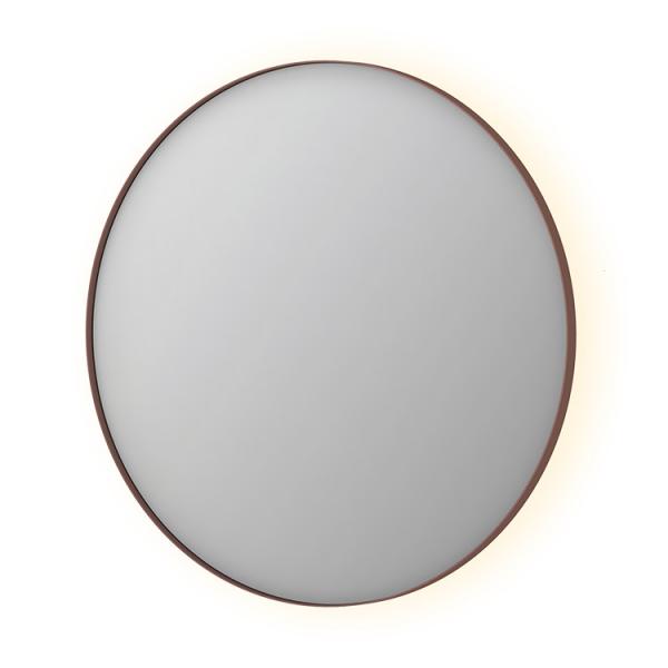 Sanibell Ink SP17 rundt spejl m/backlight, varme og sensor Ø100 - Børstet kobber Sanibell Ink SP17 rundt spejl m/backlight, varme og sensor Ø100 - Børstet kobber