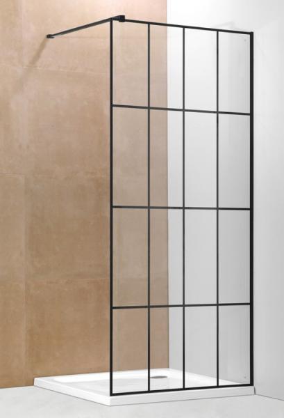 Nortiq New York fast brusevæg m/sprosser - 90 cm Nortiq New York fast brusevæg m/sprosser - 90 cm