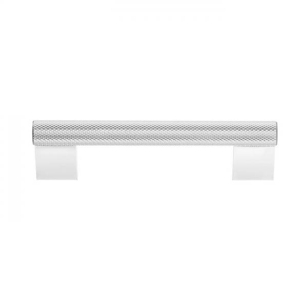 Beslagsboden B651 m&oslash;belgreb m/crystal cut - Krom