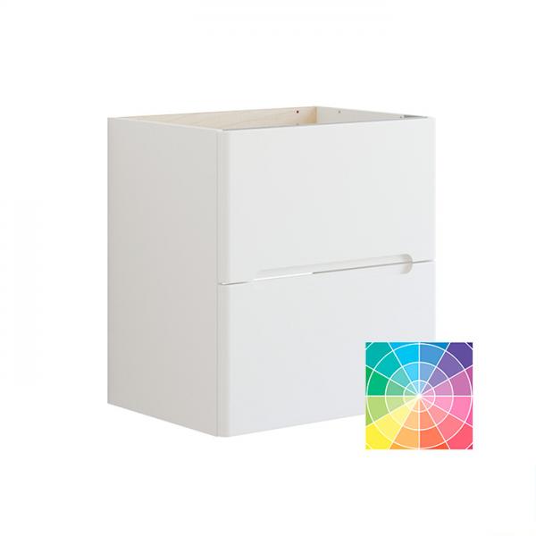 Dansani Luna Vintage 60 vaskeskab m/skuffer og integrerede greb - Valgfri farve