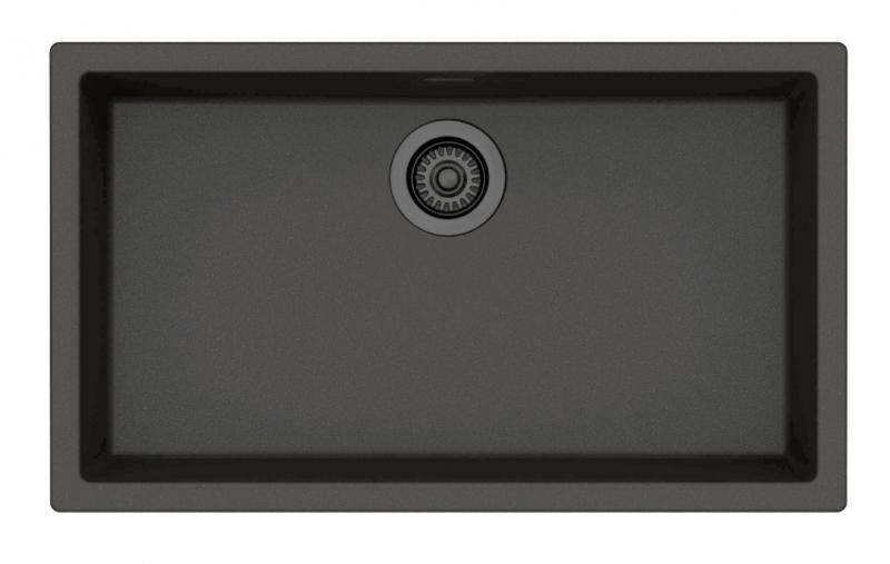 Lavabo Amsterdam 72 kompositkøkkenvask - Antracit/antracit Lavabo Amsterdam 72 kompositkøkkenvask - Antracit/antracit
