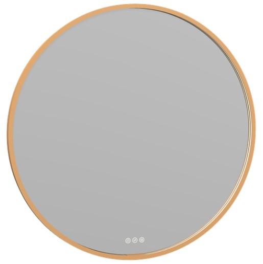 Dansani YOU Moon 90 rundt spejl m/lysstyring - Børstet messing Dansani YOU Moon 90 rundt spejl m/lysstyring - Børstet messing
