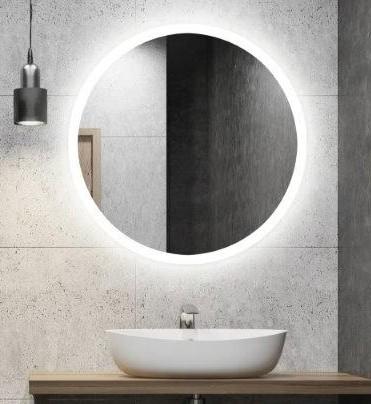 Sandra rundt spejl m/integreret LED lys, backlight og varme - Ø60 cm Sandra rundt spejl m/integreret LED lys, backlight og varme - Ø60 cm