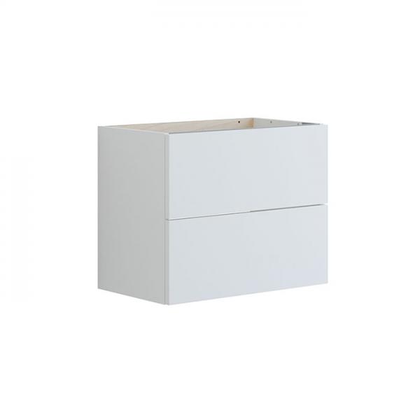 Dansani Luna Mini vaskeskab 60x48 m/skuffer - Hvid mat