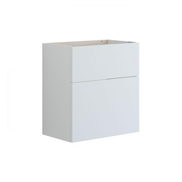 Dansani Luna Mini vaskeskab 60x64 m/skuffer - Hvid mat