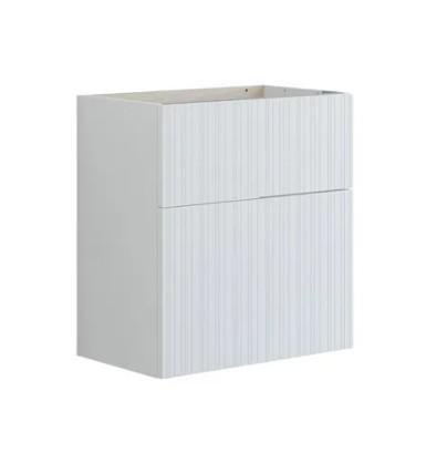 Dansani Luna vaskeskab 60x64 m/skuffer - Hvid mat/riflet