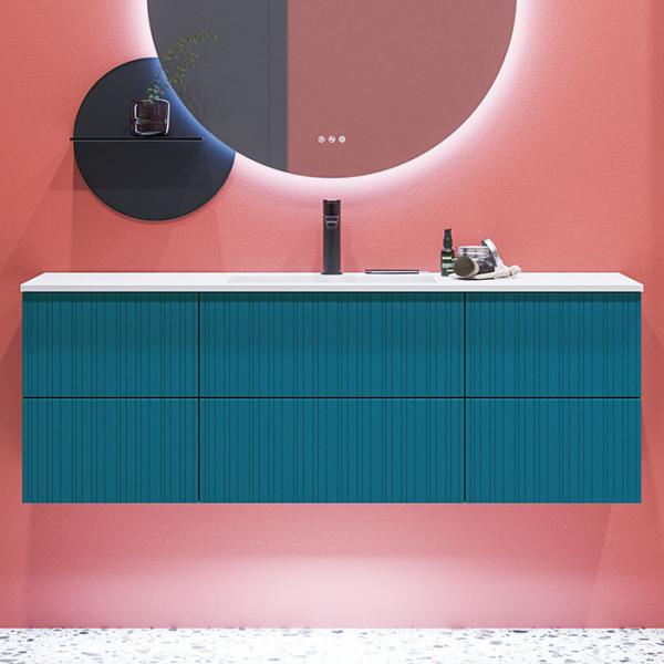 Dansani Luna Urban 140 møbelsæt m/Minore vask og riflet front - Valgfri farve Dansani Luna Urban 140 møbelsæt m/Minore vask og riflet front - Valgfri farve