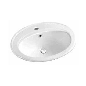 Cassøe Drop 56 håndvask t/nedfældning - 1 hanehul