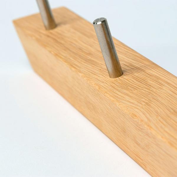 Hoigaard KR-5 knagerække m/5 knager - Eg/olie Hoigaard KR-5 knagerække m/5 knager - Eg/olie