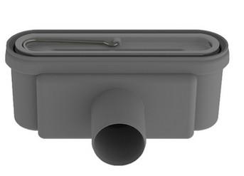 Unidrain udløbshus 50 mm vandret, 155014512 Unidrain udløbshus 50 mm vandret, 155014512