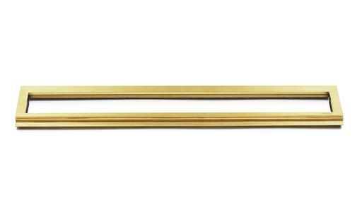 Unidrain Highline ramme - Børstet messing - 300/10 mm