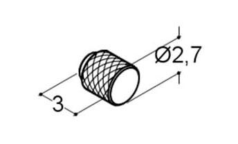 Dansani Pixel møbelgreb - Sort