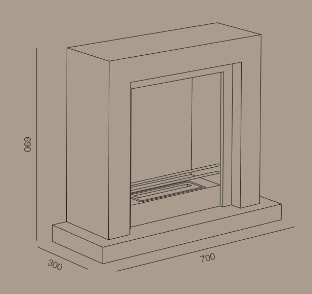 Camogli biopejs til gulv Camogli biopejs til gulv