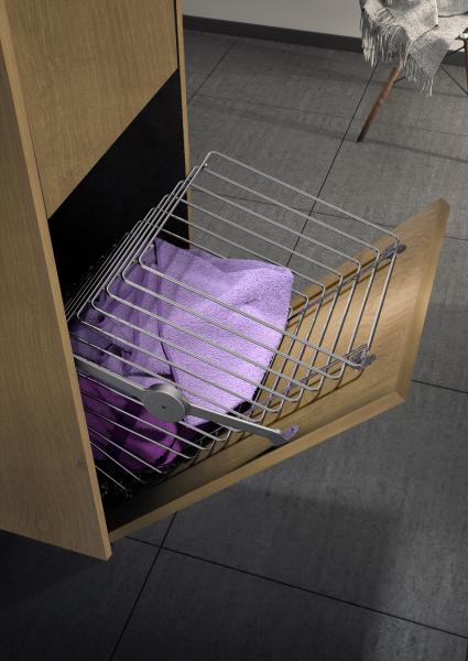 Allibert Marny 40 højskab m/vasketøjskurv - Arlington eg Allibert Marny 40 højskab m/vasketøjskurv - Arlington eg