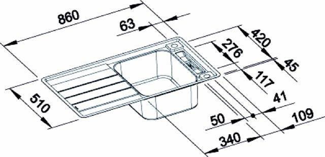Blanco Axis III 45 S-IF køkkenvask - Rustfrit stål Blanco Axis III 45 S-IF køkkenvask - Rustfrit stål