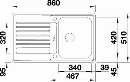 Blanco Classic PRO 45 S-IF køkkenvask - Rustfrit stål Blanco Classic PRO 45 S-IF køkkenvask - Rustfrit stål