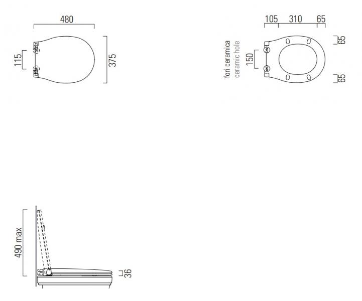 GSI Classic toiletsæde m/Soft-close og QuickRelease - Valnød GSI Classic toiletsæde m/Soft-close og QuickRelease - Valnød
