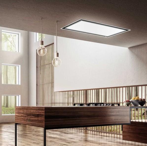 Eico Skydome 100 H16 indbygget emhætte t/ loft el. niche - Hvid