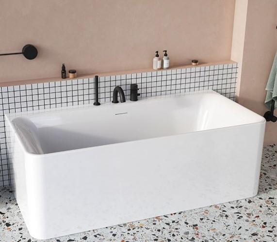 Strømberg Padua Back-To-Wall  badekar 1700 x 800 mm Strømberg Padua Back-To-Wall  badekar 1700 x 800 mm