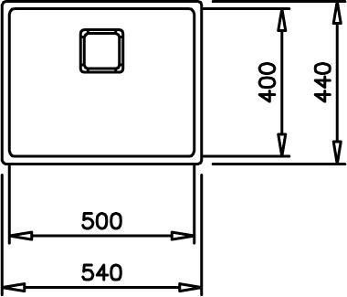 Intra FlexLinea 504 køkkenvask i rustfrit stål - PureClean