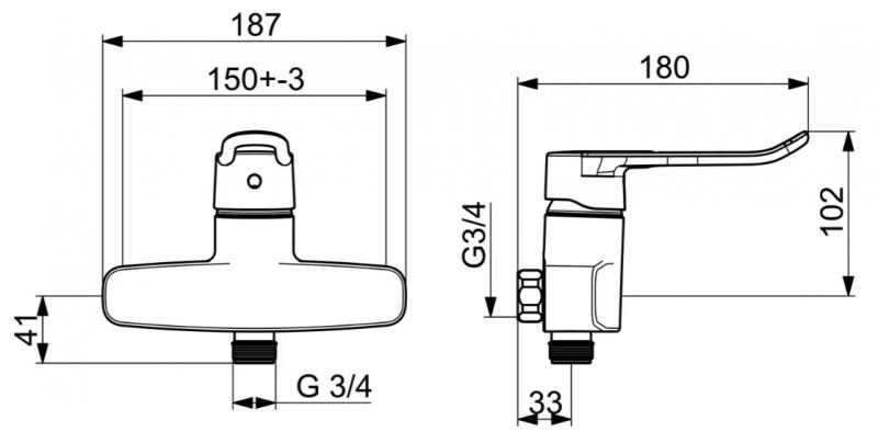 Oras Clinica 5620 Håndvaskarmatur - krom Oras Clinica 5620 Håndvaskarmatur - krom