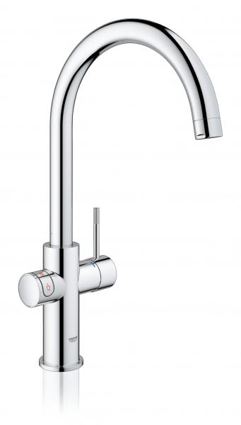 Grohe Red II Duo køkkenbatteri m/3L vandvarmer og C-tud - Krom Grohe Red II Duo køkkenbatteri m/3L vandvarmer og C-tud - Krom