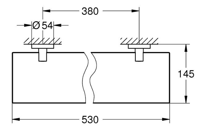 Grohe Essentials hylde - Krom Grohe Essentials hylde - Krom