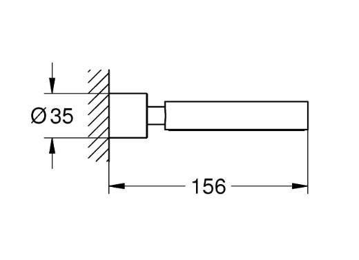Grohe Atrio holder til sæbeskål - Børstet hard graphite Grohe Atrio holder til sæbeskål - Børstet hard graphite