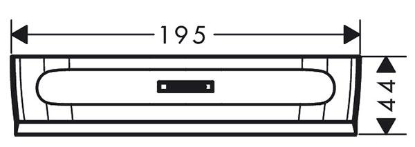 Hansgrohe WallStoris bruseskraber - Mat hvid Hansgrohe WallStoris bruseskraber - Mat hvid