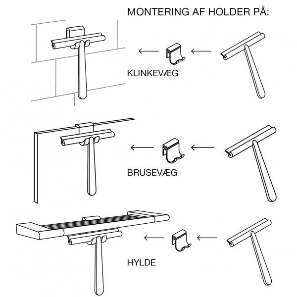 Pressalit Style badskraber - Krom Pressalit Style badskraber - Krom